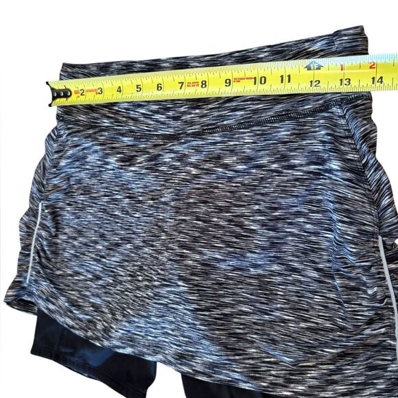 Athleta Contender 2 in 1 Skort Black Space Dye Womens Size Small - Picture 9 of 10